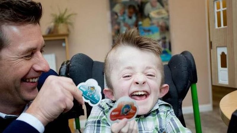 Dermot Bannon with Michael Stokes who passed away on Saturday