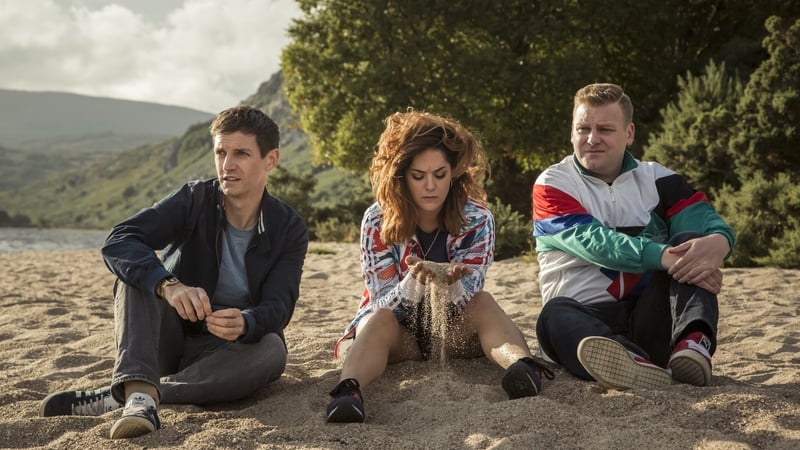 Emmet Kirwan, Sarah Greene and Stephen Jones in Dublin OldSchool