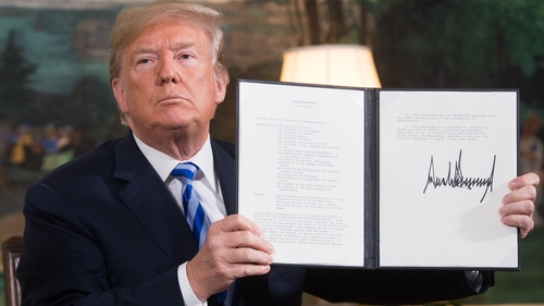 Donald Trump described the deal as 'defective at its core'