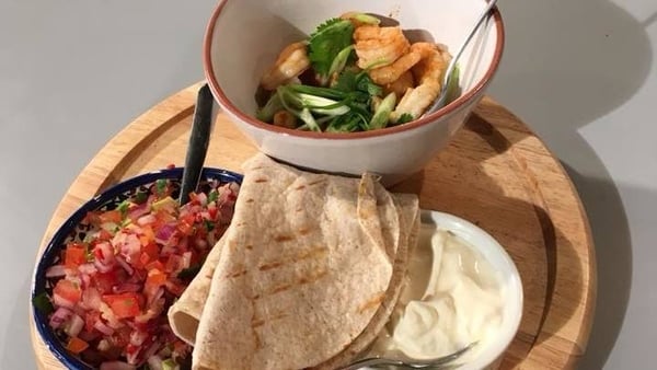 Wade's Shrimp Tacos with Avocado Salsa