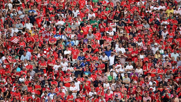 With a Rebel yell - Cork supporters in full voice