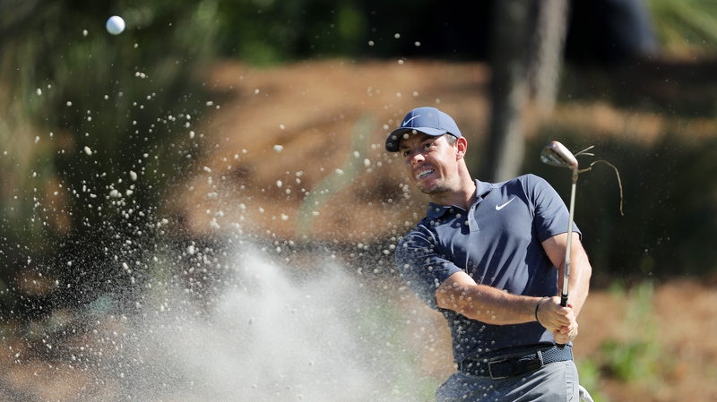 McIlroy practicing at TPC Sawgrass