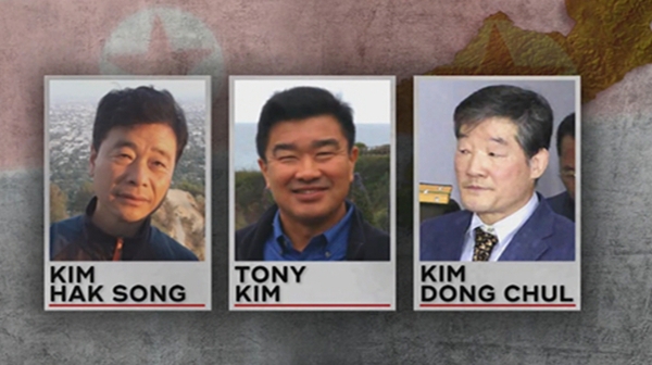 Who are the US detainees held by North Korea?