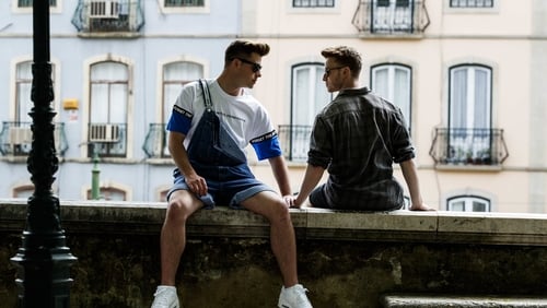 Irish Eurovision dancers Alan McGrath and Kevin O'Dwyer. Picture: Andres Poveda