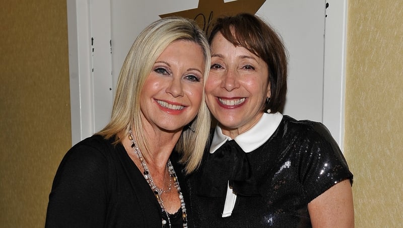 Olivia Newton-John and Didi Conn