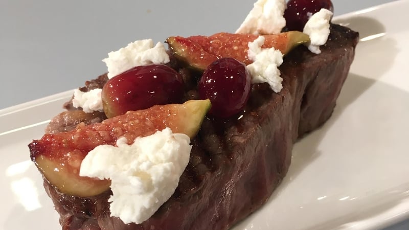 Paul McDonald's Steak with Honey & Goats Cheese Salad