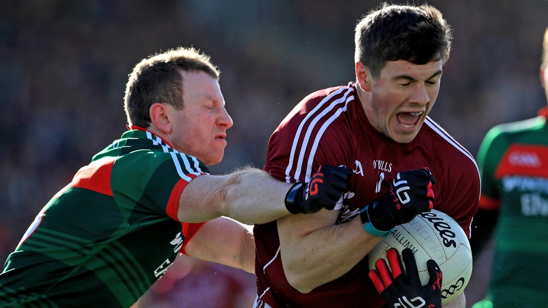 Colm Boyle and Shane Walsh (R) are braced for battle