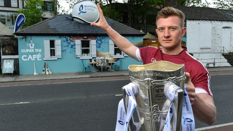 Joe Canning and Liam MacCarthy at the launch of Bord Gáis Energy's 'Summer of Hurling'