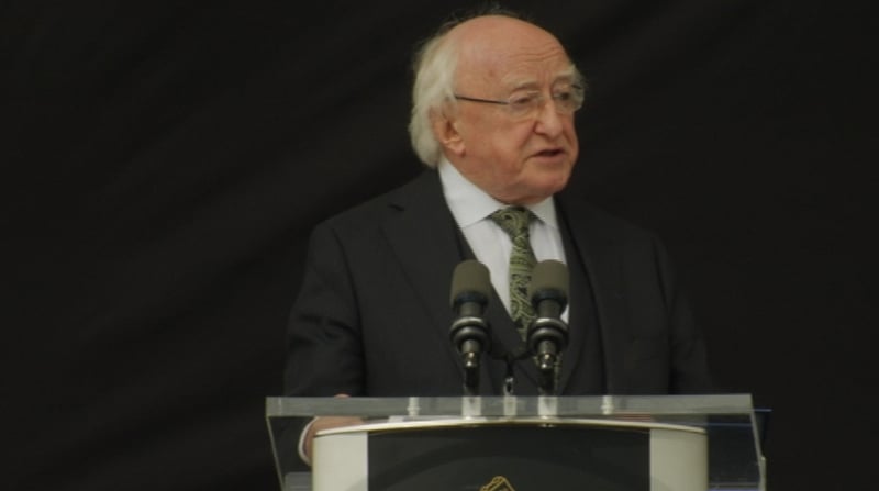 President Higgins said Irish people cannot be indifferent to the needs of others