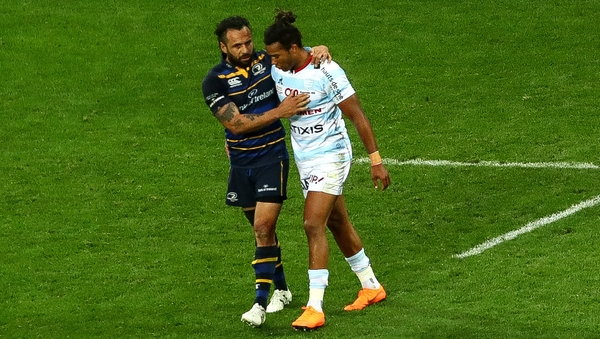 Isa Nacewa consoles Teddy Thomas after the game