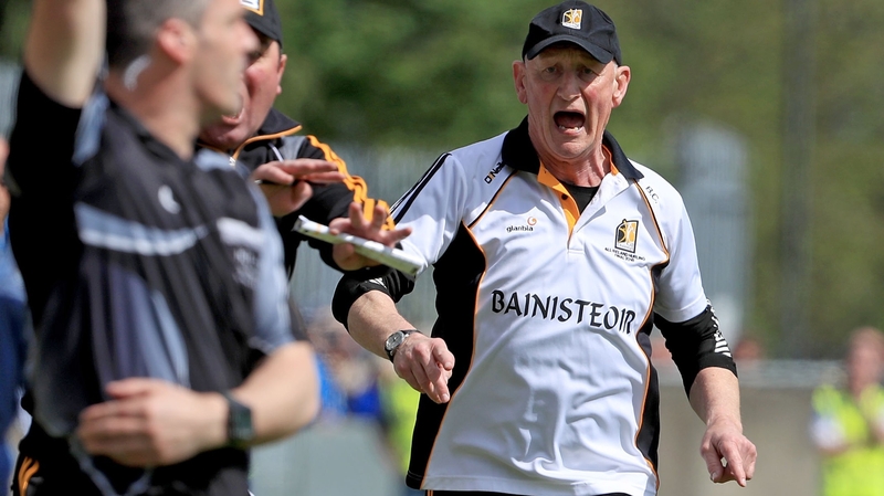 Cats boss Brian Cody shows his emotion on the sideline