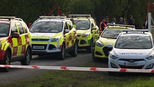 Gardaí and emergency services are at the scene
