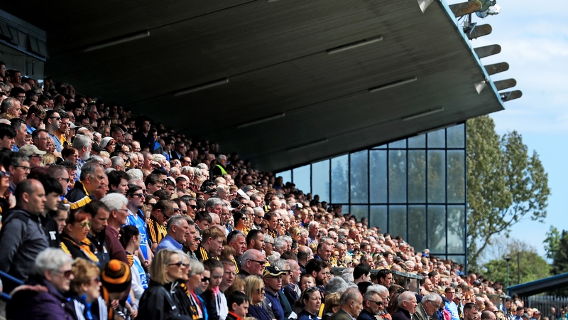The crowd in Parnell Park for Sunday's Dublin-Kilkenny meeting in the Leinster SHC
