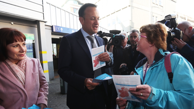 Leo Varadkar was canvassing in Dublin this morning