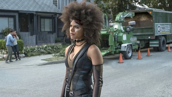 Zazie Beetz as Domino in Deadpool 2