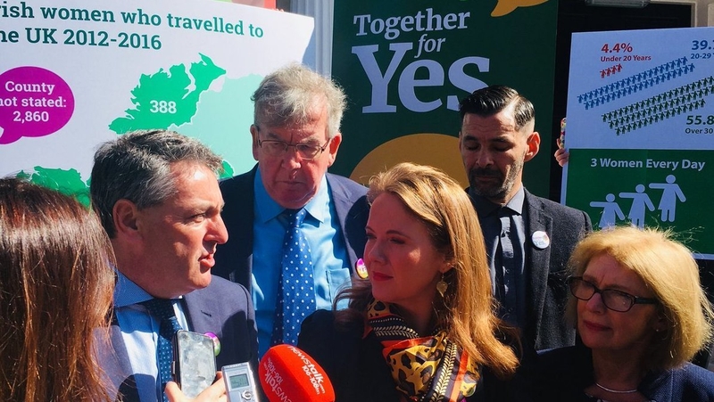 The group were speaking at Together for Yes headquarters in Dublin