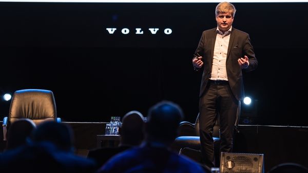 Marcus Rothoff, head of Volvo's self-driving programme, says the company will have to underwrite liability for the cars. Pic: thephotoproject