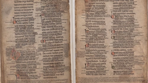 A manuscript detailing bee-keeping laws