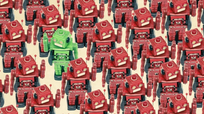 Standing out from the crowd. Photo: iStock