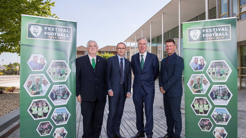 The Football Association of Ireland were launching their Festival of Football which takes place in Cork this year