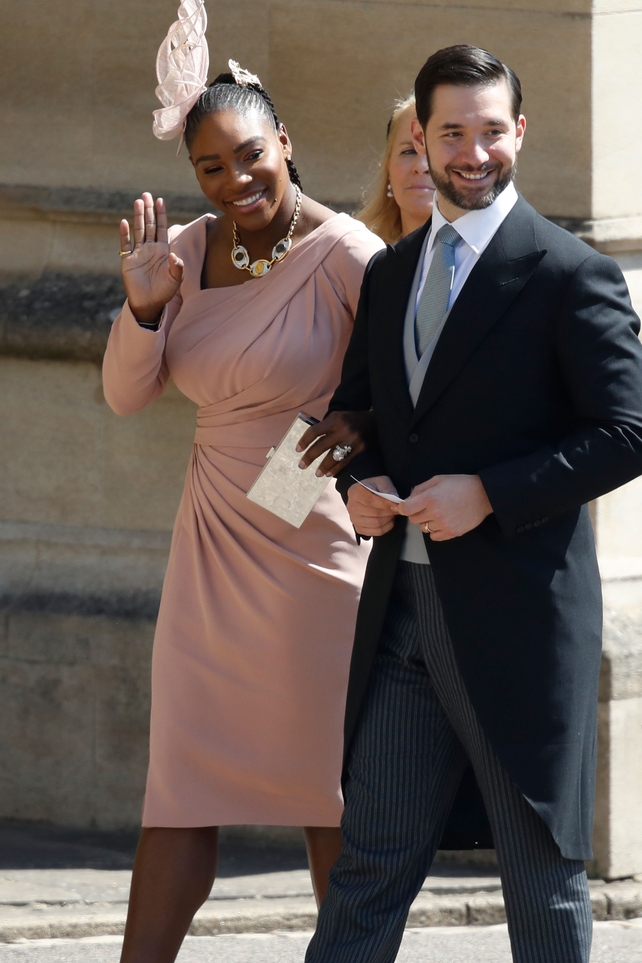 Serena Williams and Alexis Ohanian