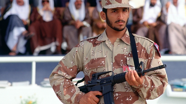 Armed guards were not an unusual sight for James McGrath