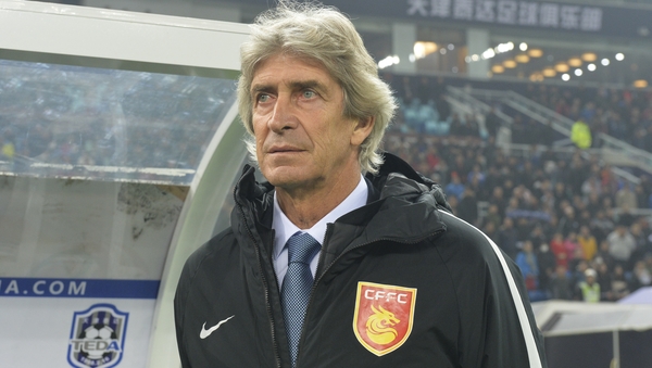 Pellegrini joined Hebei after leaving Manchester City in 2016.