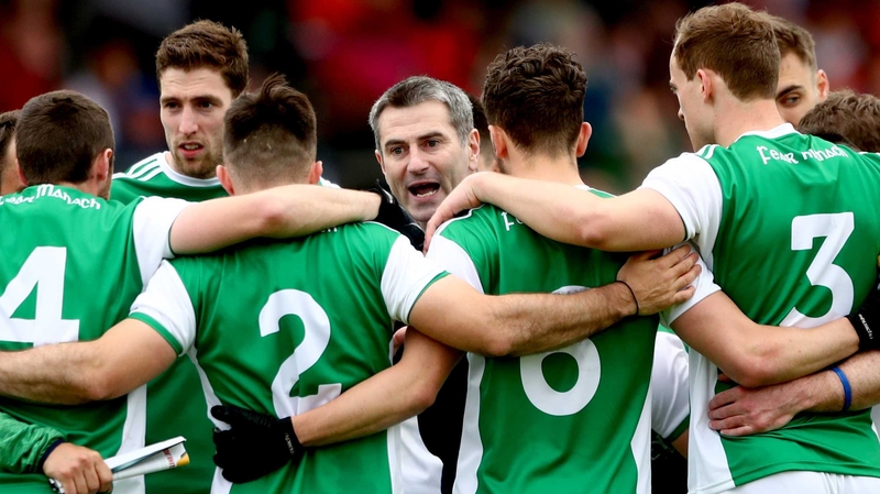 Rory Gallagher addresses his Fermanagh side