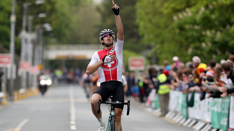 Cyrille Thiery celebrates victory