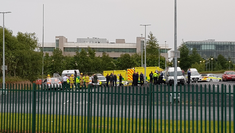 The man was shot in the Cherrywood area in south Dublin