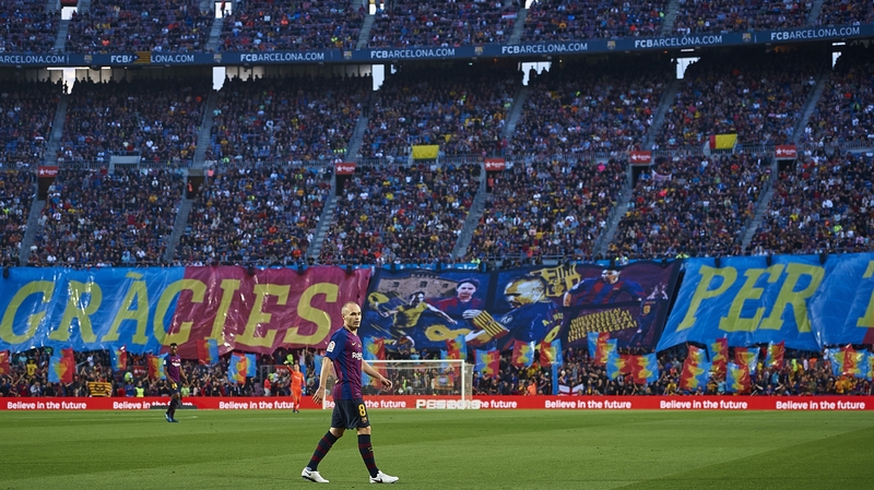 Andres Iniesta looks set to finish his career in Japan