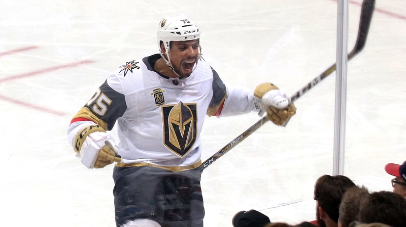 Ryan Reaves celebrates his match-winner