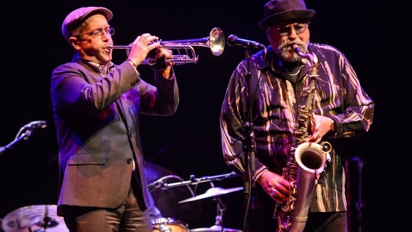 Joe Lovano & Dave Douglas in full flight . .