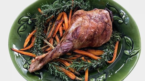 Rory's Roast Leg of Spring Lamb with Mint Hollandaise Sauce