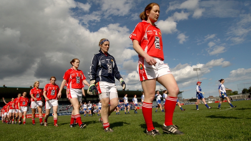 Rena Buckley leading the Cork footballers