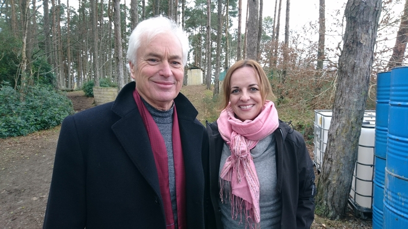 Jennifer O'Connell with Professor Ian Robertson, neuroscientist at Trinity College Dublin