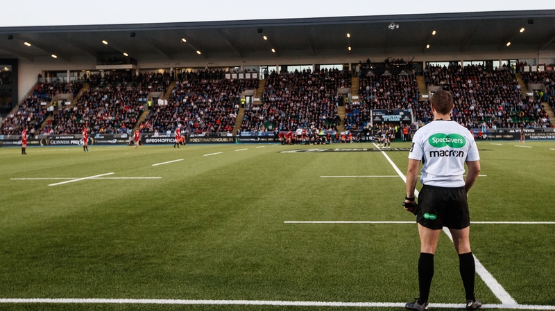 The artificial pitch at Scotstoun