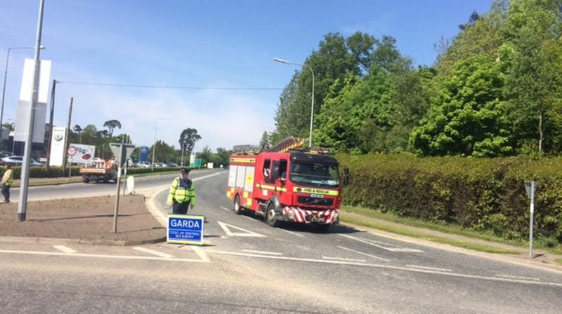 Diversions are in place following the three-vehicle crash