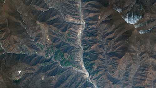 Overview imagery of Punggye-ri, the North Korea nuclear test site