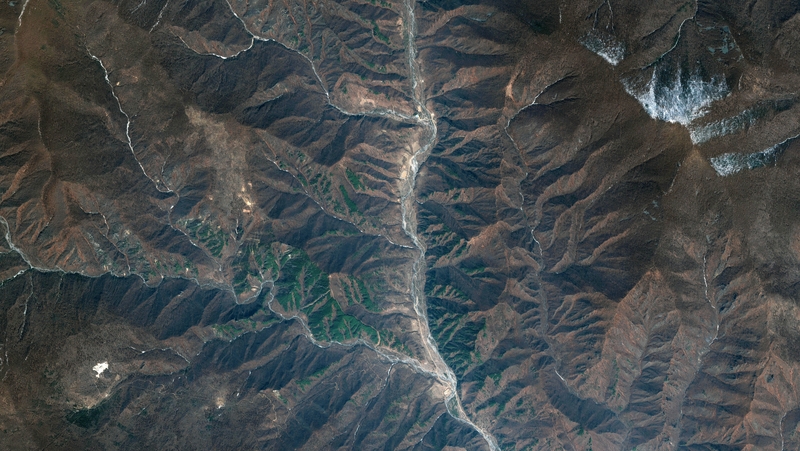 Overview imagery of Punggye-ri, the North Korea nuclear test site