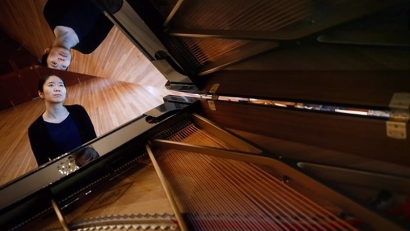 Anna Han from the USA - the first pianist to strike a note in the 2018 Dublin International Piano Competition