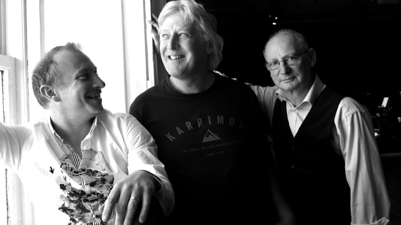 A shoe-in: Pete McCamley, Mike Odlum, Billy Roche lace up well on Dead Man's Shoes