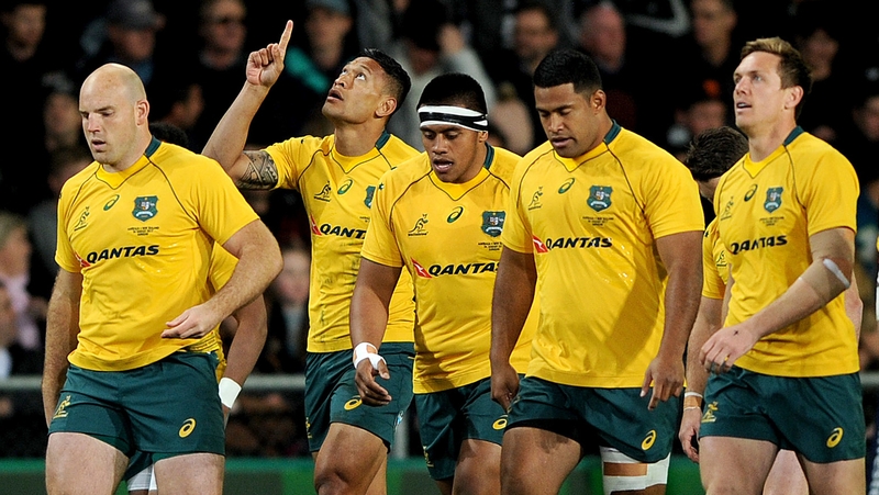 Israel Folau (2l) has 62 Australia caps