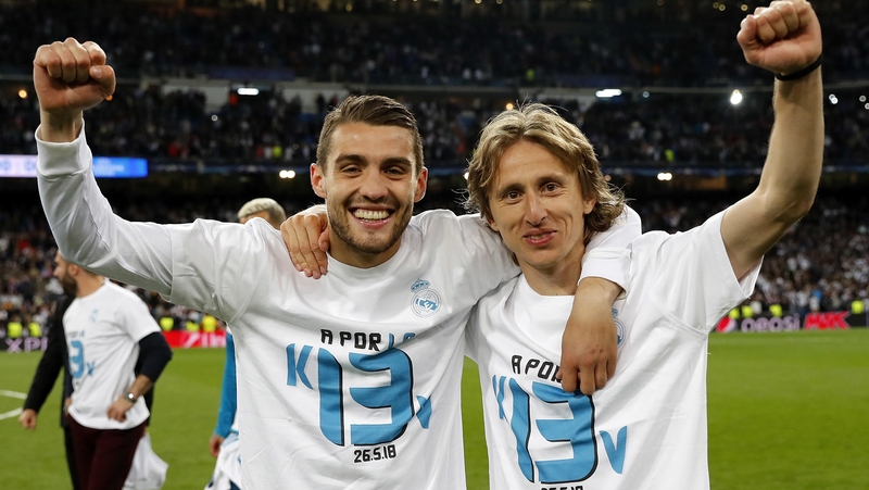 Mateo Kovacic and Luka Modric