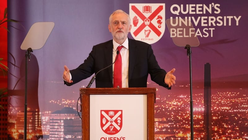 'We are standing at a potential crossroads,' Jeremy Corbyn said