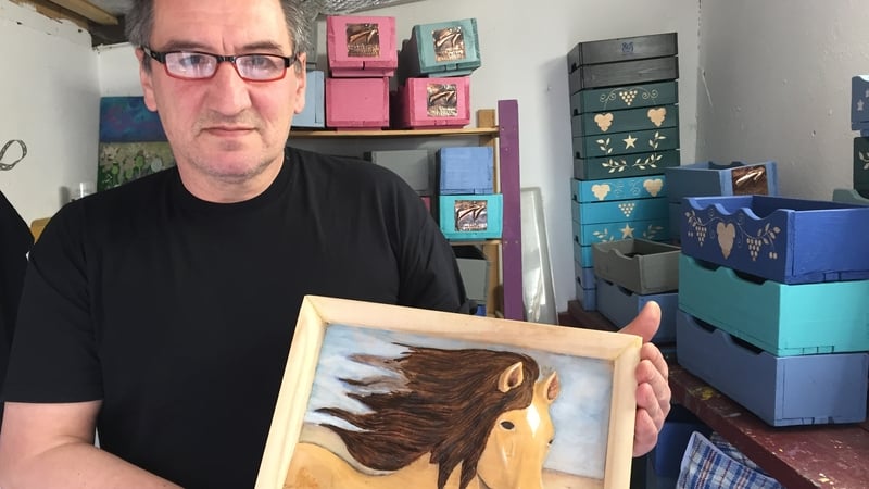 The President will be presented with items made at the centre's craft workshop