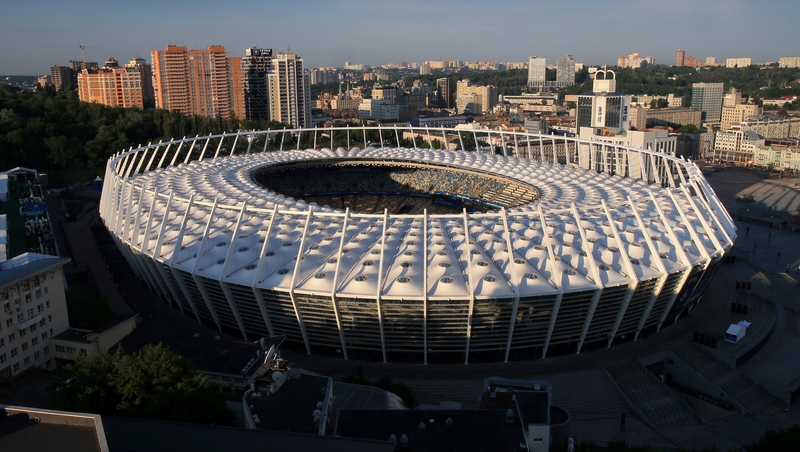 The Olympic Stadium in Kiev