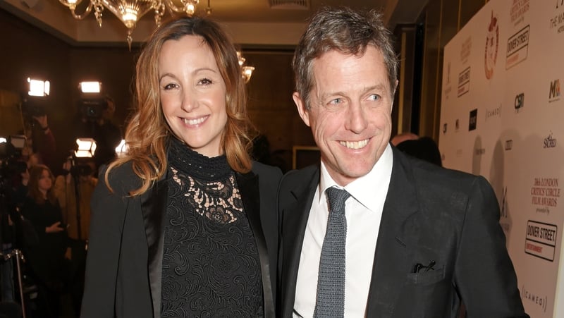 Anna Eberstein and Hugh Grant - Married near their London home