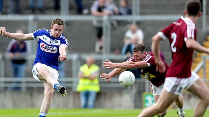 Paul Kingston fires home Laois' second goal