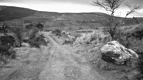 A mountain road as documented in Jo Kerrigan's fascinating new book, Follow the Old Road, with photographs by Richard Mills.